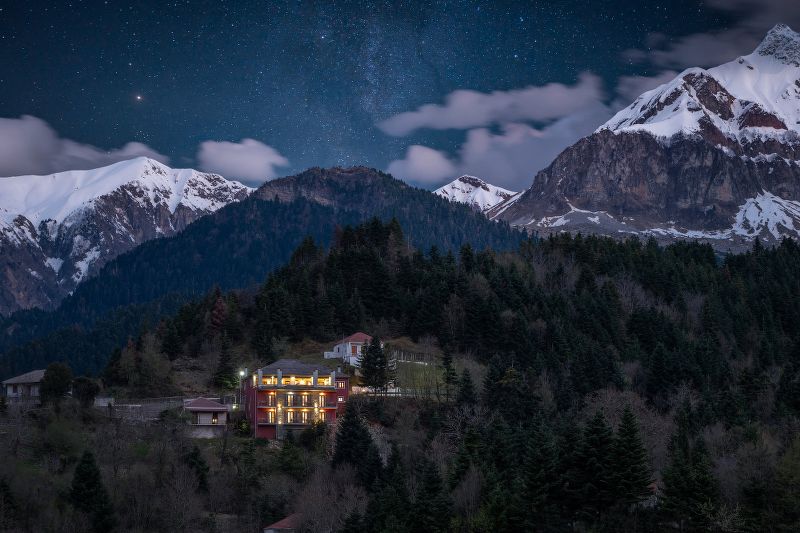 Location Ξενώνας Αγκάθι Τζουμέρκα