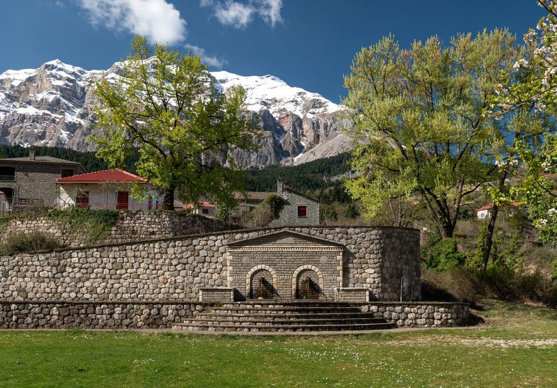 Location Ξενώνας Αγκάθι Τζουμέρκα