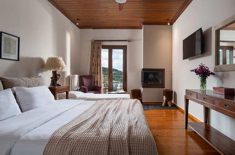 Ξενώνας Αγκάθι δωμάτιο